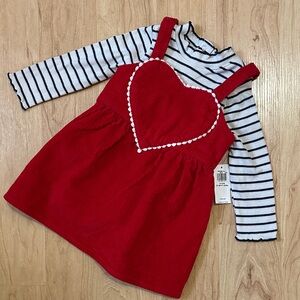 Corduroy 2-piece Baby Dress
